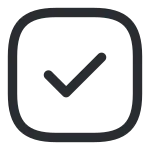 Tick Square SVG Icon